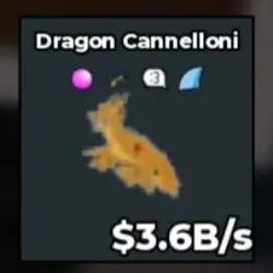 DEV340# Dragon Cannelloni 3.6B s - Migatito Trait (Секретны… — Roblox, лот №225866