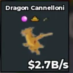DEV360# Dragon Cannelloni 2.7B s - Very (Секретный персонаж) — Roblox, лот №225888