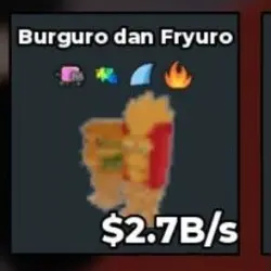 DEV376# Burguro And Fryuro 2.7B s - Very (Секретный персона… — Roblox, лот №225949