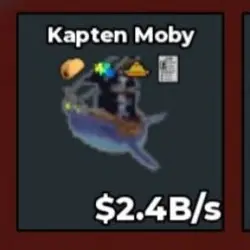 DEV377# Capitano Moby 2.4B s - Very (Секретный персонаж) — Roblox, лот №225959