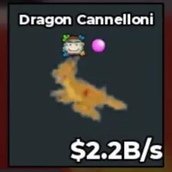 DEV387# Dragon Cannelloni 2.2B s (Секретный персонаж) — Roblox, лот №225998