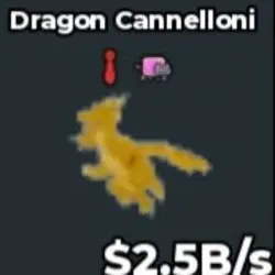DEV389# Gold Dragon Cannelloni 2.5B s (Секретный персонаж) — Roblox, лот №226012
