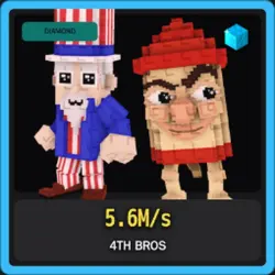 Diamond 4th Bros 5.6M s (Секретный персонаж) — Roblox, лот №226187