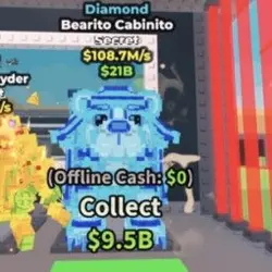 DIAMOND Bearito Cabinito 108.7M s Secret (Секретный персона… — Roblox, лот №226294