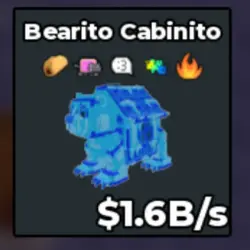 Diamond Bearito Cabinito [3 Exist Traits] #AKZ6 (Секретный … — Roblox, лот №226296
