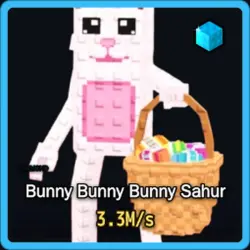 Diamond Bunny Bunny Bunny Sahur 3.3M s (Секретный персонаж) — Roblox, лот №225966