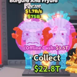 Diamond Burguro and Fryuro 1.7B s (Секретный персонаж) — Roblox, лот №225999