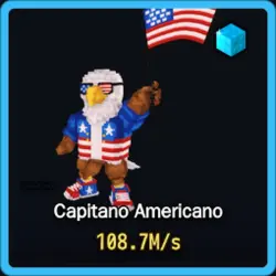 Diamond Capitano Americano 108.7M s (Секретный персонаж) — Roblox, лот №226118