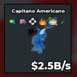 Diamond Capitano Americano 2.5B s Good Trait RAF (Секретный… — Roblox, лот №226122