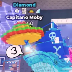 Diamond Capitano Moby 3.2B s (Секретный персонаж) — Roblox, лот №226177