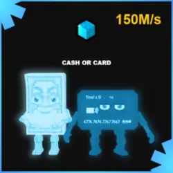 Diamond Cash or Card 150M s #Key (Секретный персонаж) — Roblox, лот №226205