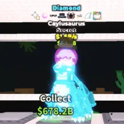 Diamond Caylosaurus 1.6 B s (Секретный персонаж) — Roblox, лот №226222
