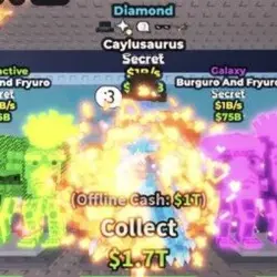 Diamond Caylusaurus 1B s Penta (5X) Traits (Секретный персо… — Roblox, лот №226225