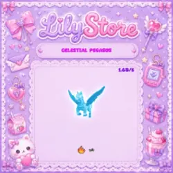 Diamond Celestial Pegasus 1.6B s (Секретный персонаж) — Roblox, лот №226236