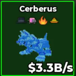 Diamond Cerberus (f02054) (Секретный персонаж) — Roblox, лот №226252