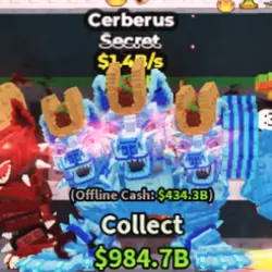Diamond Cerberus 1.4B s (Секретный персонаж) — Roblox, лот №226257