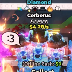 Diamond Cerberus 4.2B s (Секретный персонаж) — Roblox, лот №226270