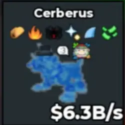 Diamond Cerberus 6.3 B s 9 Traits (Секретный персонаж) — Roblox, лот №225925
