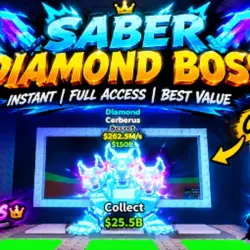 DIAMOND CERBERUS!! 262.5 m s (Секретный персонаж) — Roblox, лот №225932