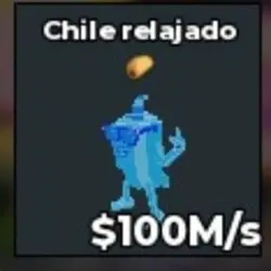 Diamond Chillin Chili RARE 100M s (Секретный персонаж) — Roblox, лот №226083