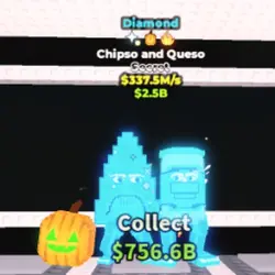 Diamond Chipso and Queso 337.5 M s (Секретный персонаж) — Roblox, лот №226152