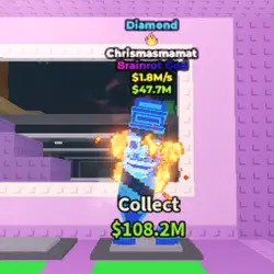 Diamond Chrismasmamat 1.8 M s (1 TRAIT) (Brainrot God персо… — Roblox, лот №226167