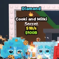 Diamond Cooki and Milki 1B s (Секретный персонаж) — Roblox, лот №226213