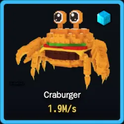 Diamond Craburger 1.9M s (Секретный персонаж) — Roblox, лот №226235