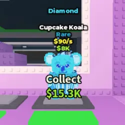 Diamond Cupcake Koala (Редкий персонаж) — Roblox, лот №226246