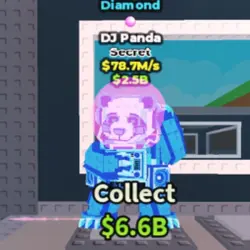 Diamond DJ Panda (Секретный персонаж) — Roblox, лот №226264