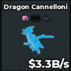 Diamond Dragon Cannelloni 3.3B s (Секретный персонаж) — Roblox, лот №226283