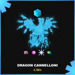Diamond Dragon Cannelloni 4.3B s (Секретный персонаж) — Roblox, лот №226293