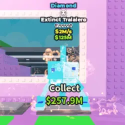 Diamond Extinct Tralalero 2 M s (SKELETON TRAIT) (Секретный… — Roblox, лот №226334