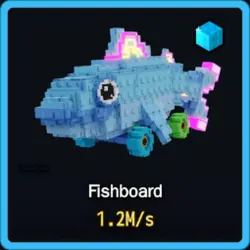 Diamond Fishboard 1.2M s (Секретный персонаж) — Roblox, лот №226341