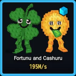 Diamond Fortunu and Cashuru 195M s (Секретный персонаж) — Roblox, лот №226349
