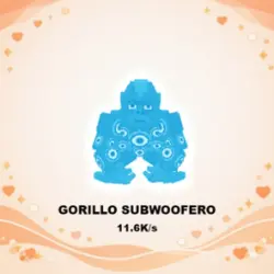 Diamond Gorillo Subwoofero 11.6K s (Секретный персонаж) — Roblox, лот №226227