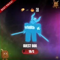 Diamond Guest 666 1B s (Секретный персонаж) — Roblox, лот №226357