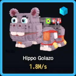 Diamond Hippo Golazo 1.8M s (Секретный персонаж) — Roblox, лот №226368