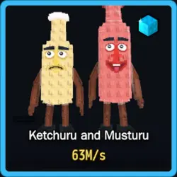 Diamond Ketchuru and Musturu 63M s (Секретный персонаж) — Roblox, лот №226396
