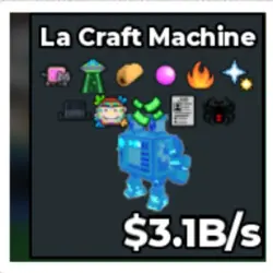 Diamond LA Craft Machine 3.1B S (Money + UFO + 9 Traits) #S… — Roblox, лот №226426