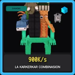 Diamond La Karkerkar Combinasion 900K s (Секретный персонаж) — Roblox, лот №226447