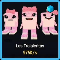 Diamond Las Tralaleritas 975K s (Секретный персонаж) — Roblox, лот №226486