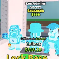 diamond Los Admins 142.5m s (Секретный персонаж) — Roblox, лот №226503