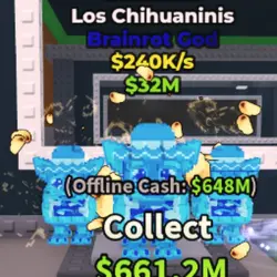 Diamond Los Chihuaninis 240K s (Brainrot God персонаж) — Roblox, лот №226514
