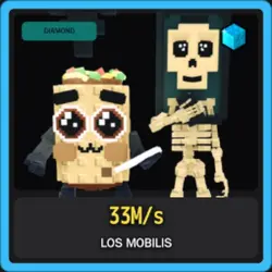 Diamond Los Mobilis 33M s (Секретный персонаж) — Roblox, лот №226541