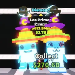 Diamond Los Primos 821.5 M s (Секретный персонаж) — Roblox, лот №226558