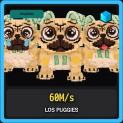 Diamond Los Puggies 60M s (Секретный персонаж) — Roblox, лот №226563