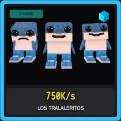 Diamond Los Tralaleritos 750K s (Секретный персонаж) — Roblox, лот №226588