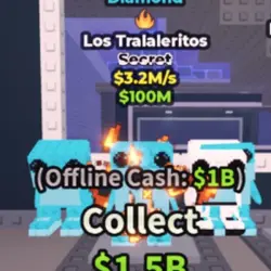 DIAMOND Los Tralaleritos SECRET Roblox (Секретный персонаж), лот №226590