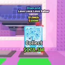 Diamond Love Love Love Sahur 1.5 M s (Секретный персонаж) — Roblox, лот №226595